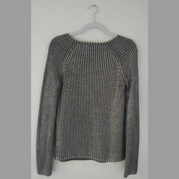 RARE Vintage Chico's Silver Sweater - Picture 2 of 3